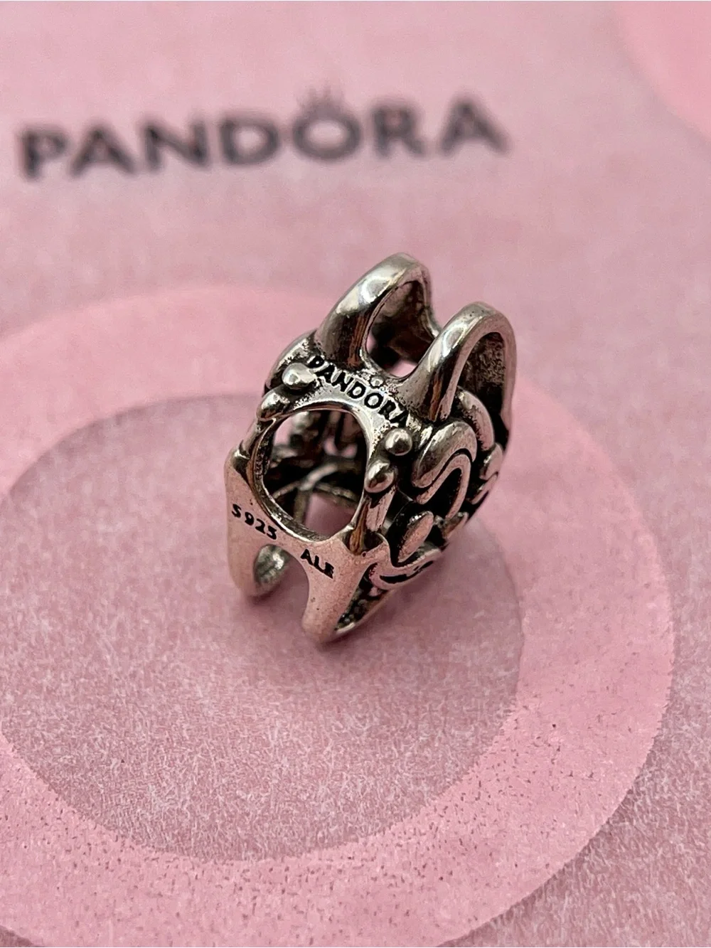 Pandora Disney Donald Duck Openwork Sterling Silver Charm